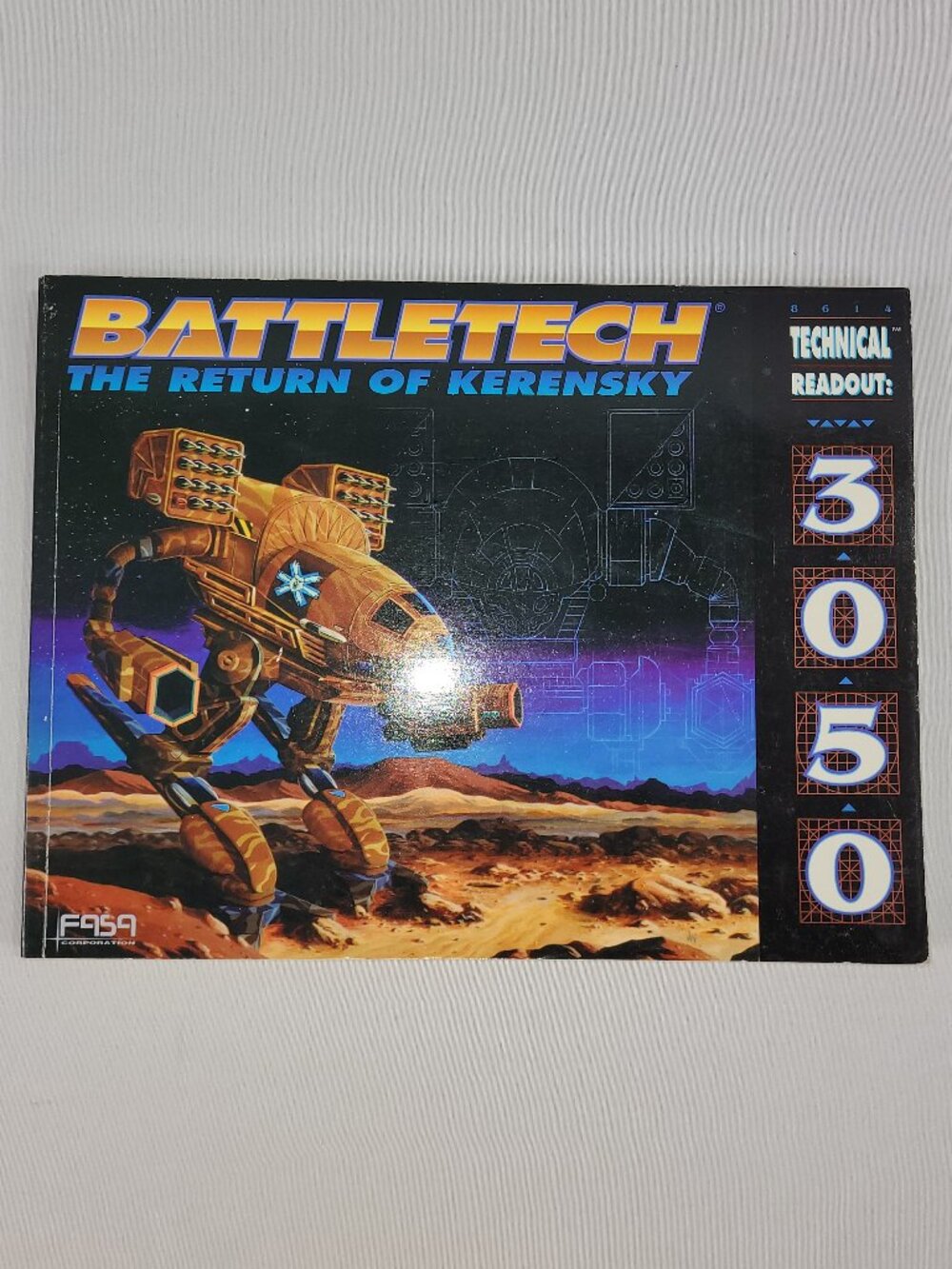 Battletech return Kerensky 3050 Handbook RPG Softcover Game Book Manual
